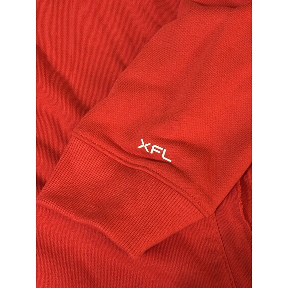Under Armour XFL DC Defenders Hoodie Red Full Zip Blood Sweat Respect Men’s 3XL - Picture 4 of 12